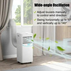 Portable Air Conditioner, 10000BTU 4-in-1 Air Conditioner Cooling for Room