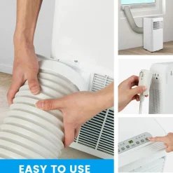 Portable Air Conditioner, 8000 BTU Standing Air Conditioner w/Cool/Dehumidifier/Fan/Sleep Modes