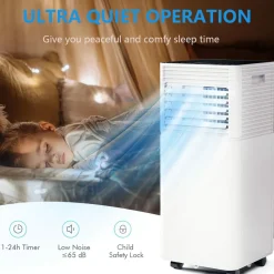 Portable Air Conditioners, 8000 BTU Portable AC Unit with Remote Control