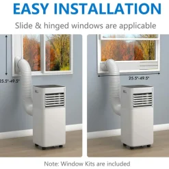 Portable Air Conditioners, 8000 BTU Portable AC Unit with Remote Control