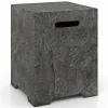 Tangkual Propane Metal Tank Cover, Fire Pit Gas Storage Hideaway Cover with Adjustable Foot Pad