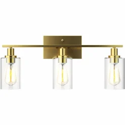 Tangkula 3, 4 Light Wall Lamp, Modern Glass Wall Sconces