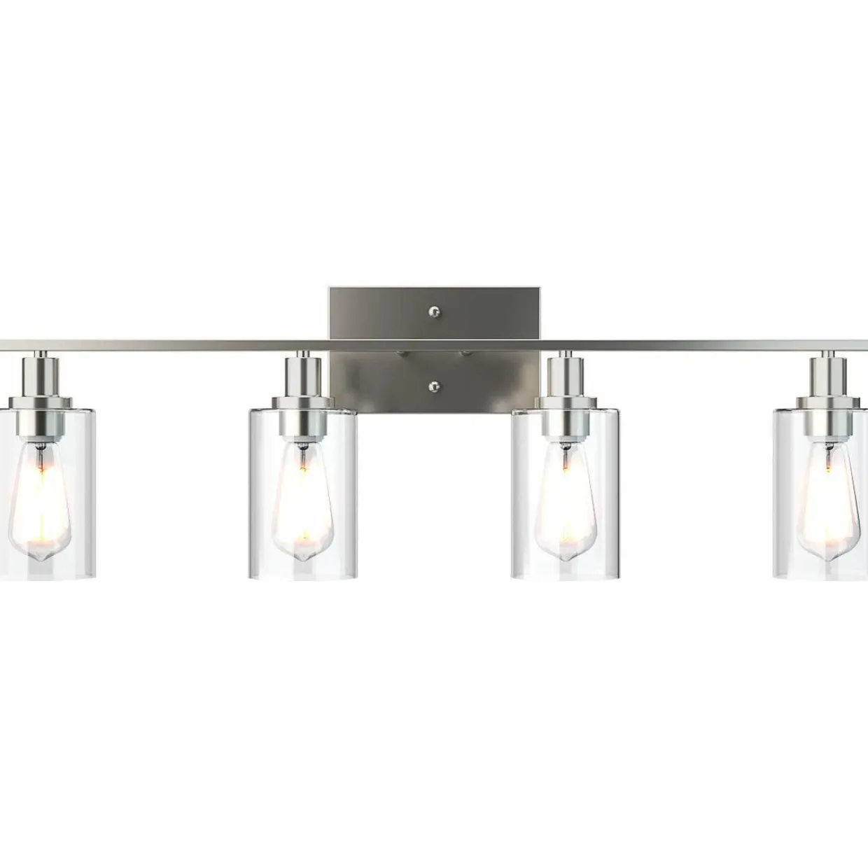 Tangkula 3, 4 Light Wall Lamp, Modern Glass Wall Sconces