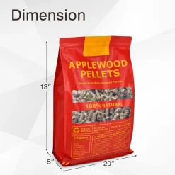 Tangkula 100% All-Natural Apple Wood Smoker Pellets
