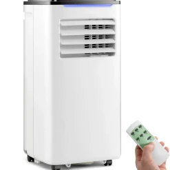 Tangkula 8000 BTU Portable Air Conditioner, 3 in 1 AC Cooling Unit with Remote Control