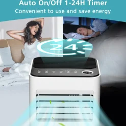 Tangkula 8000 BTU Portable Air Conditioner, with Fan & Dehumidifier Mode