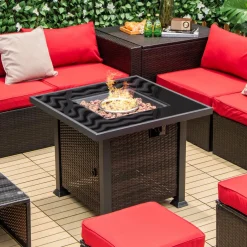 Tangkula 50,000 BTU Propane Fire Pit Table