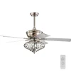 Tangkula 52" Ceiling Fan Lamp, Ceiling Fan with Light and Remote Control, Reversible Fan Blades, 3 Adjustable Wind Speeds