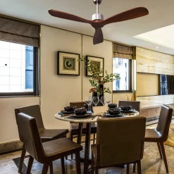 Tangkula 52" Ceiling Fan, Outdoor Indoor Ceiling Fan with Remote Control