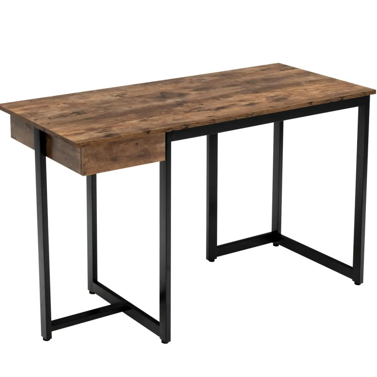 Tangkula 48” Computer Desk with Drawer, Home Office Desk with Sturdy Metal Frame