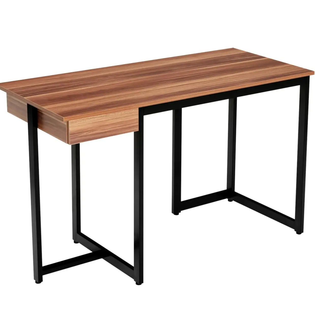 Tangkula 48” Computer Desk with Drawer, Home Office Desk with Sturdy Metal Frame
