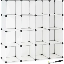 Tangkula 6 Cubes Storage Organizer, DIY Plastic PP Closet Cabinet