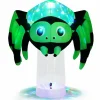 Tangkula 6 FT Halloween Inflatable Spider with Multi-Color Rotating Light