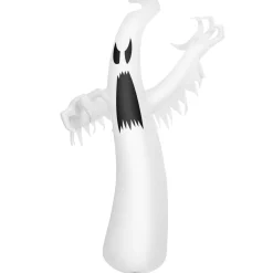 Tangkula 12 FT Halloween Inflatable Ghost, Quick Blow up Halloween Decoration, Giant Inflatable Specter with Bright LED Lights
