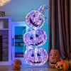 Tangkula 3.4 FT Halloween Lighted Stacked Pumpkins