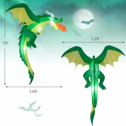 Tangkula 5.2 FT Hanging Halloween Inflatable Decoration