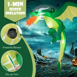 Tangkula 5.2 FT Hanging Halloween Inflatable Decoration