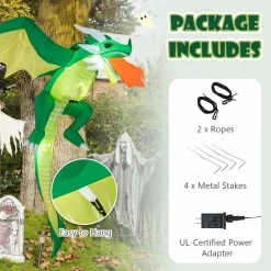 Tangkula 5.2 FT Hanging Halloween Inflatable Decoration