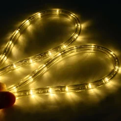 Tangkula 100 FT LED Rope Lights, Waterproof & Cuttable LED Strip Rope Lights