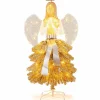 Tangkula 5.2 FT Lighted Angel with Christmas Tree Skirt