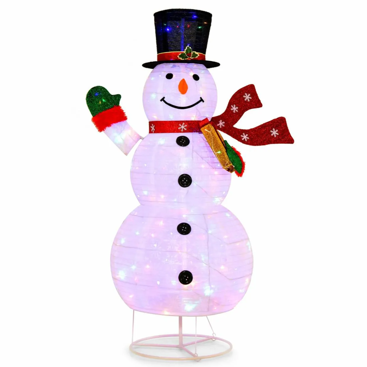 Tangkula 6 FT Lighted Christmas Snowman
