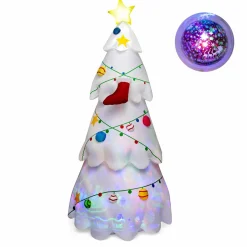 Tangkula 8 FT Lighted Inflatable Christmas Tree