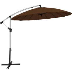 Tangkula 10 FT Patio Offset Umbrella, Outdoor Cantilever Umbrella