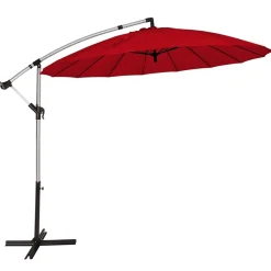 Tangkula 10 FT Patio Offset Umbrella, Outdoor Cantilever Umbrella