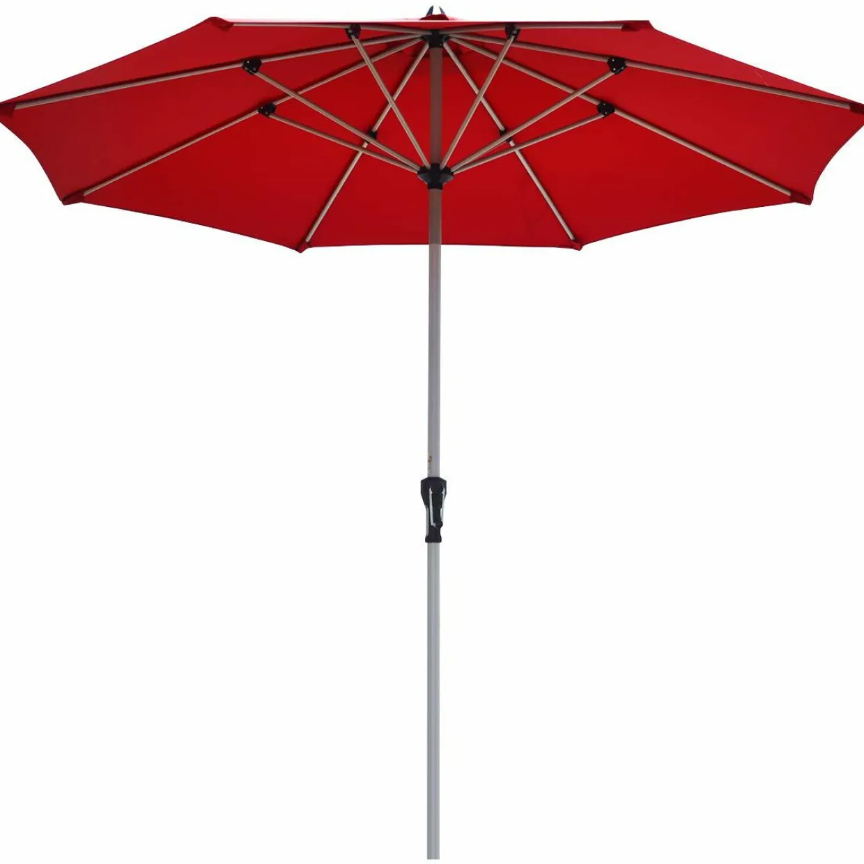 Tangkula 9 ft Patio Umbrella, Outdoor Market Table Umbrella with 1.5" Aluminum Pole