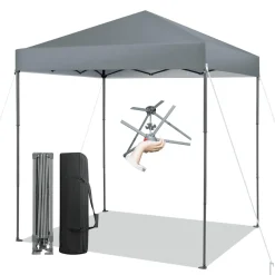 Tangkula 6.6 ft x 6.6 ft Outdoor Pop-up Instant Canopy Tent