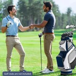 Tangkula 11" Golf Cart Bag with 14 Way Full-Length Top Dividers, Lightweight & Portable Golf Club Cart Bag with 7 Zippered Pockets