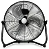 Tangkula 20" High Velocity Floor Fan, 3 Speed Fan w/ Portable Handle, Adjustable Tilt Angle