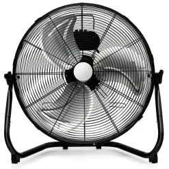 Tangkula 20" High Velocity Floor Fan, 3 Speed Fan w/ Portable Handle, Adjustable Tilt Angle