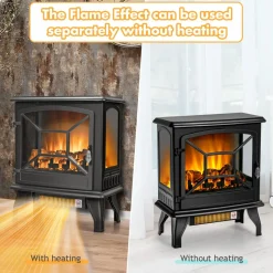 Tangkula 23 Inch Electric Fireplace Stove
