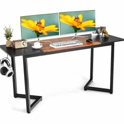 Tangkula 63 Inch Large Home Office Computer Desk