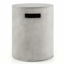 Tangkula 16 Inch Propane Tank Cover Table, Propane Tank Cover for Standard 20 LBS Propane Gas Tank