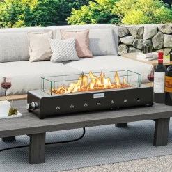 Tangkula 30 Inch Tabletop Propane Fire Pit