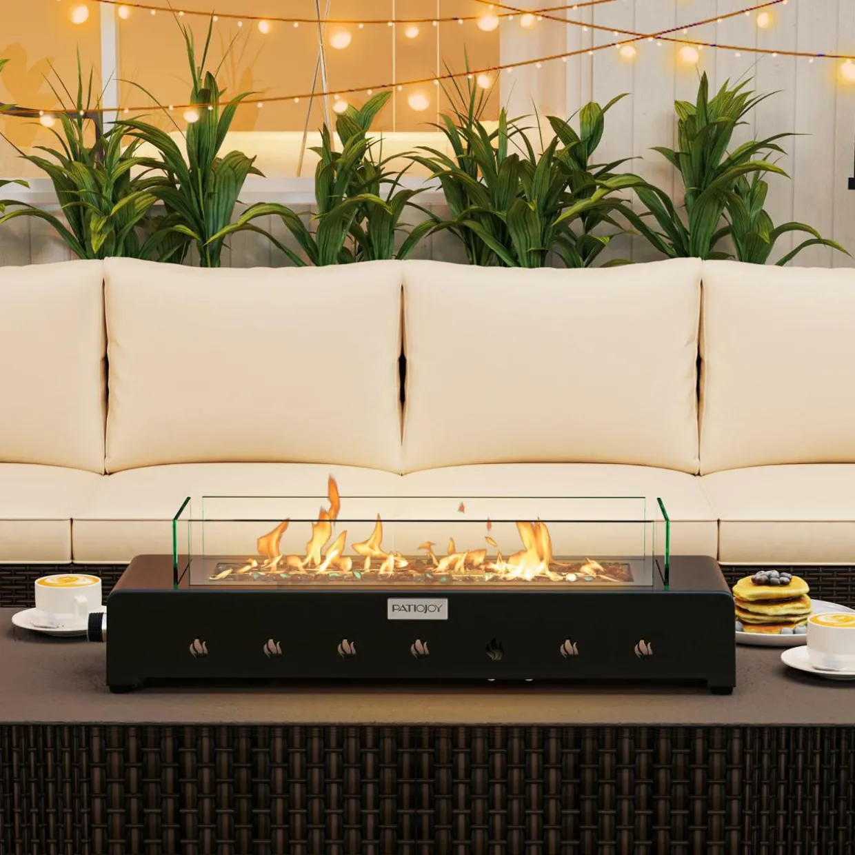 Tangkula 30 Inch Tabletop Propane Fire Pit