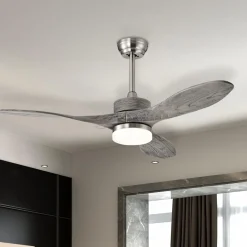 Tangkula 48 Inches Ceiling Fan with LED Light and Remote Control
