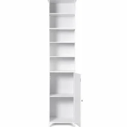 Tangkula 72 Inches Tall Cabinet, Bathroom Free Standing Tower Cabinet with Adjustable Shelves