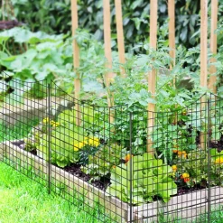 Tangkula 39 in(H) x 14.5 ft(W) Decorative Garden Fence