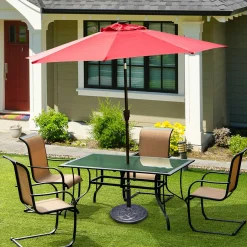 Tangkula 43 lbs Heavy Duty Resin Umbrella Base