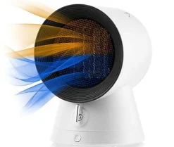 Tangkula 3 Modes 1500W Small Portable Ceramic Heater, 2 Seconds Heating