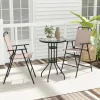 Tangkula 3 Piece Outdoor Bar Set