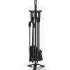Tangkula 5 Pieces Fireplace Tool Set, Fireplace Accessories with Poker