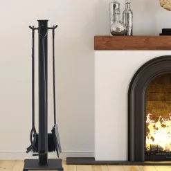 Tangkula 5 Pieces Fireplace Tools