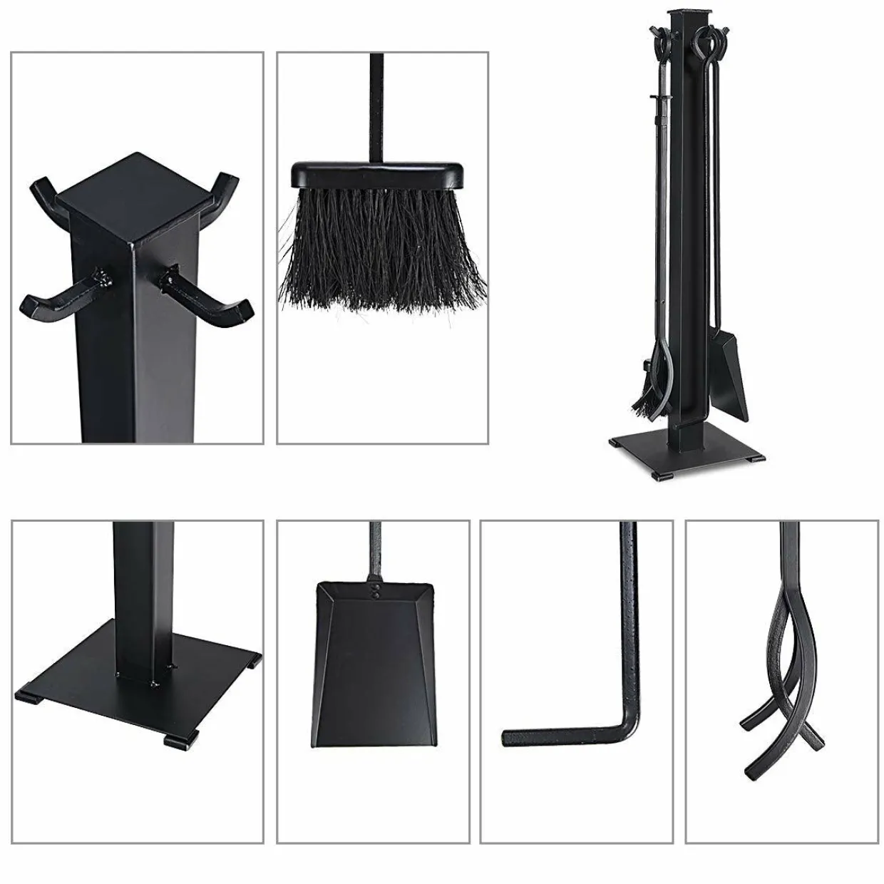 Tangkula 5 Pieces Fireplace Tools