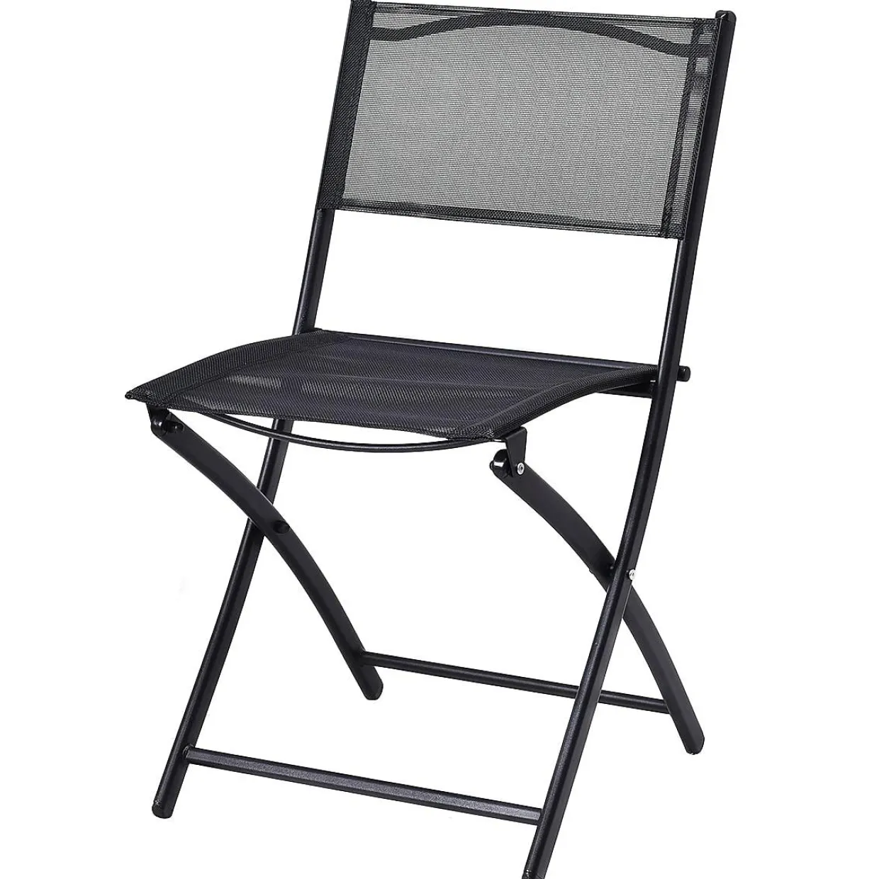 Tangkula 3 Pieces Folding Patio Bistro Set, Outdoor Folding Chairs & Table Set