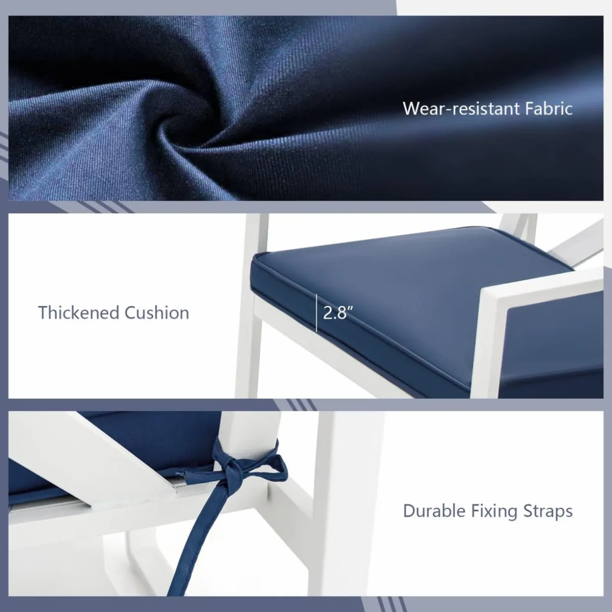 Tangkula 4 Pieces Outdoor Conversation Set