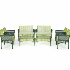Tangkula 4 Pieces Outdoor Rattan Chair Set for Backyard, Poolside, Balcony